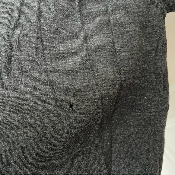 Fiji Men's Collared Button Wool Pullover Sweater Long Sleeve Gray Large‎ Flawed - Picture 9 of 9